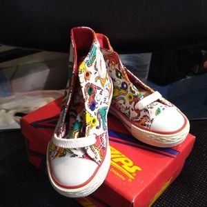 Vintage NWOT Stride Rite Dinosaur Glo Print Shoe